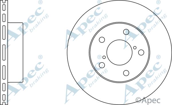 APEC DSK241 - Disque de frein cwaw.fr