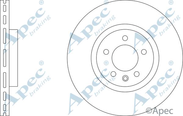 APEC DSK2489 - Disque de frein cwaw.fr