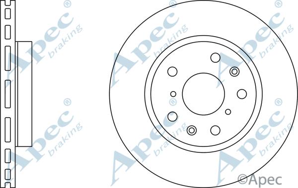 APEC DSK2486 - Disque de frein cwaw.fr