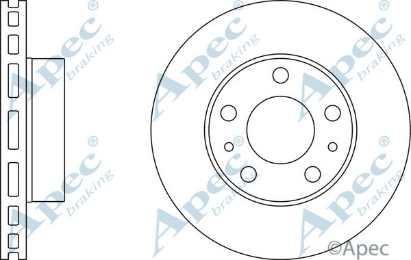 APEC DSK2480 - Disque de frein cwaw.fr