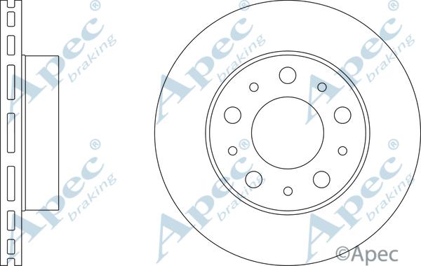 APEC DSK2481 - Disque de frein cwaw.fr