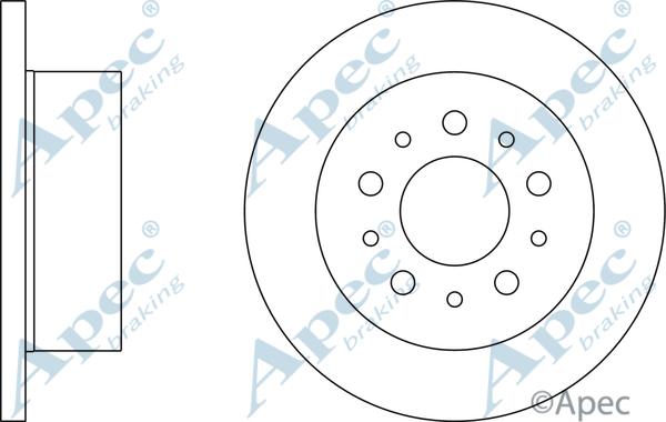 APEC DSK2483 - Disque de frein cwaw.fr