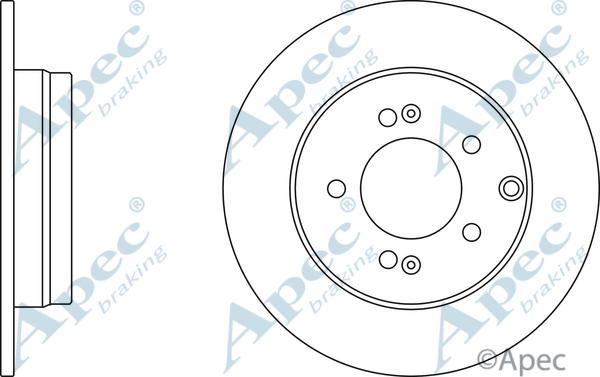 APEC DSK2439 - Disque de frein cwaw.fr