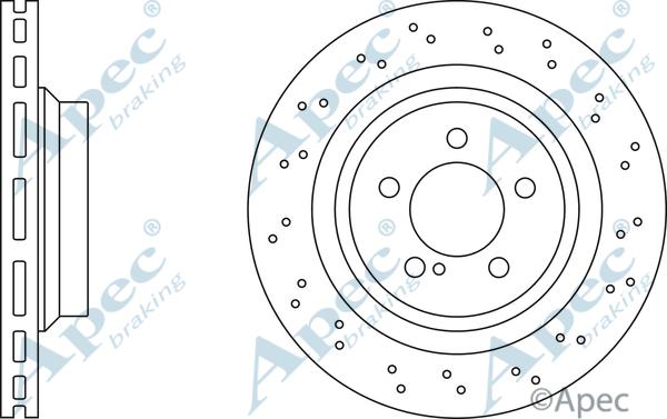 APEC DSK2435 - Disque de frein cwaw.fr