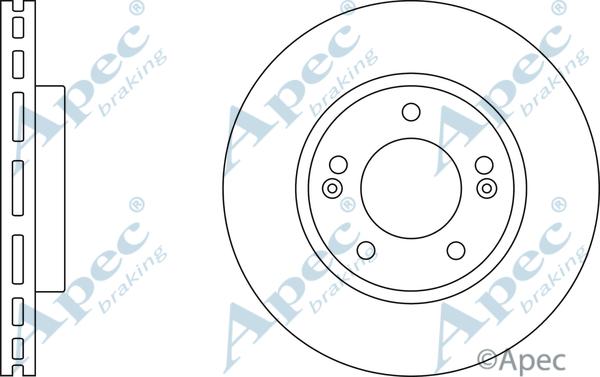 APEC DSK2438 - Disque de frein cwaw.fr