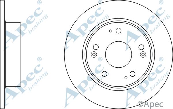 APEC DSK2433 - Disque de frein cwaw.fr