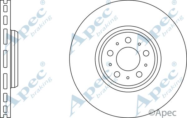 APEC DSK2424 - Disque de frein cwaw.fr