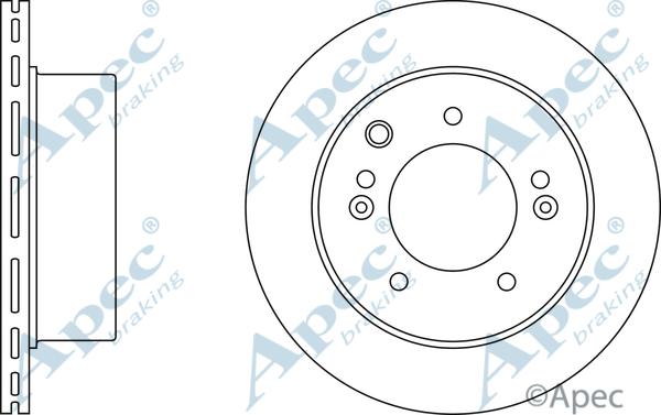 APEC DSK2420 - Disque de frein cwaw.fr