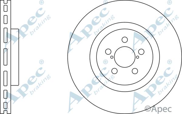 APEC DSK2423 - Disque de frein cwaw.fr