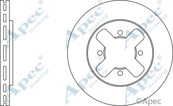 APEC DSK242 - Disque de frein cwaw.fr