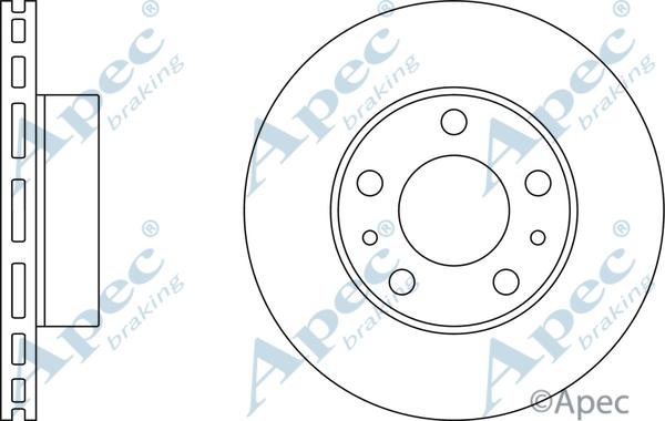 APEC DSK2479 - Disque de frein cwaw.fr