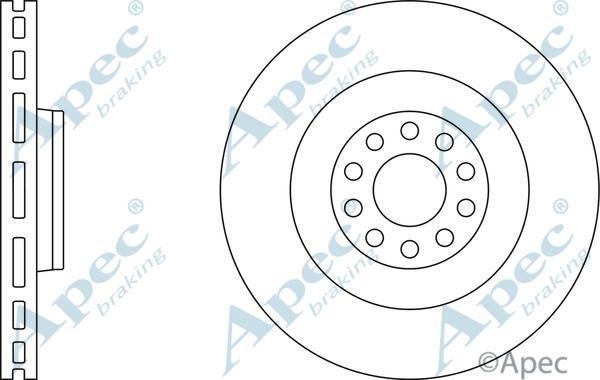 APEC DSK2474 - Disque de frein cwaw.fr