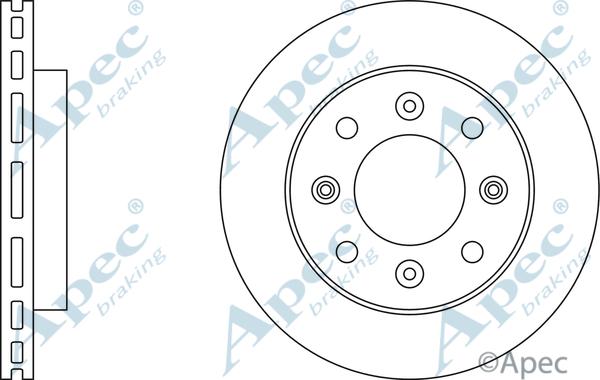 APEC DSK2549 - Disque de frein cwaw.fr