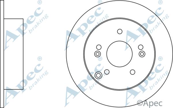 APEC DSK2548 - Disque de frein cwaw.fr