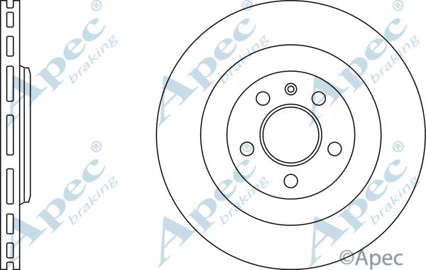 APEC DSK2542 - Disque de frein cwaw.fr