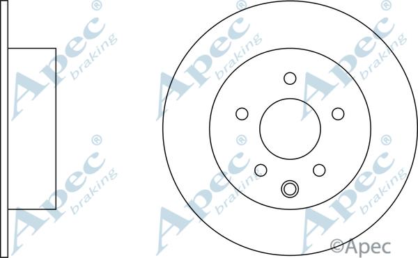 APEC DSK2555 - Disque de frein cwaw.fr