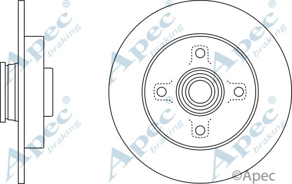 APEC DSK2553 - Disque de frein cwaw.fr