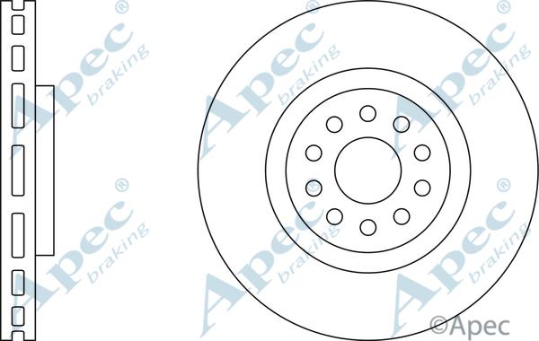 APEC DSK2552 - Disque de frein cwaw.fr