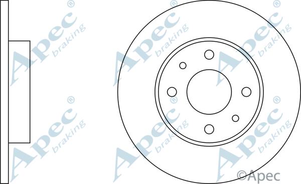 APEC DSK255 - Disque de frein cwaw.fr