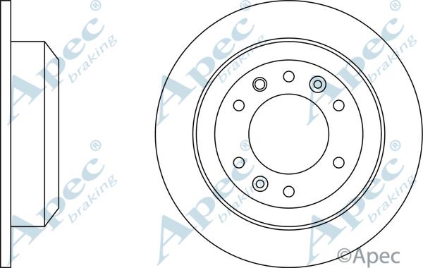 APEC DSK2564 - Disque de frein cwaw.fr