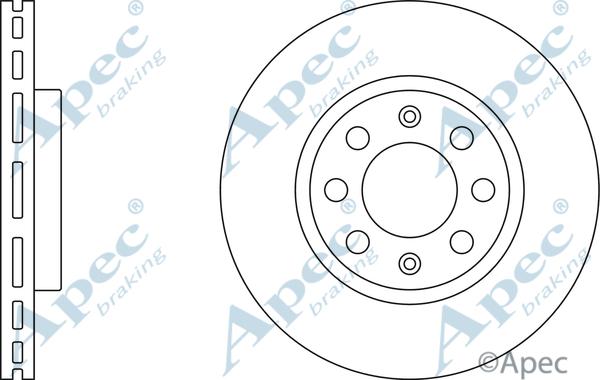 APEC DSK2509 - Disque de frein cwaw.fr