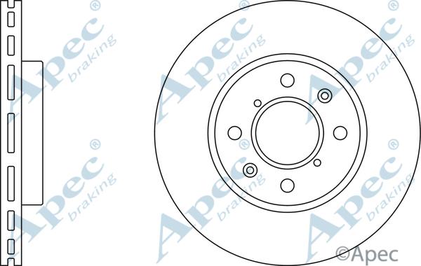 APEC DSK2505 - Disque de frein cwaw.fr