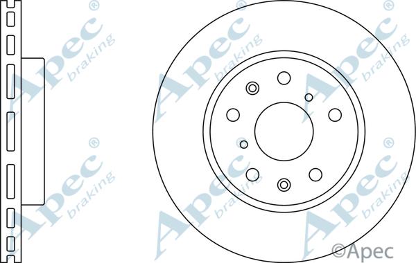 APEC DSK2506 - Disque de frein cwaw.fr