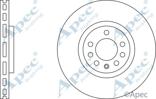 APEC DSK2507 - Disque de frein cwaw.fr