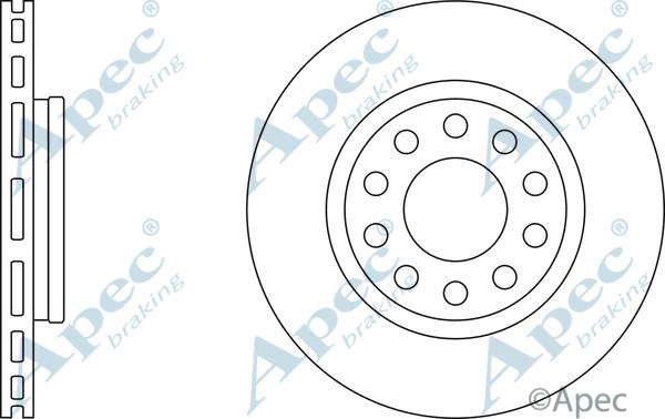 APEC DSK2519 - Disque de frein cwaw.fr