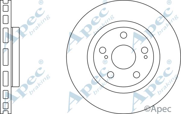 APEC DSK2514 - Disque de frein cwaw.fr