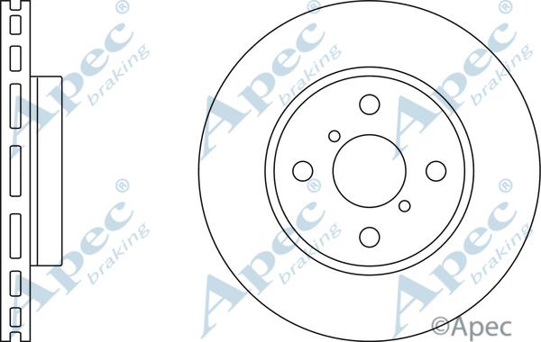 APEC DSK2516 - Disque de frein cwaw.fr