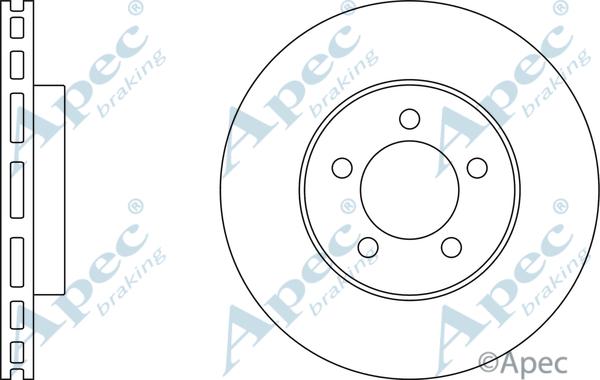 APEC DSK2510 - Disque de frein cwaw.fr