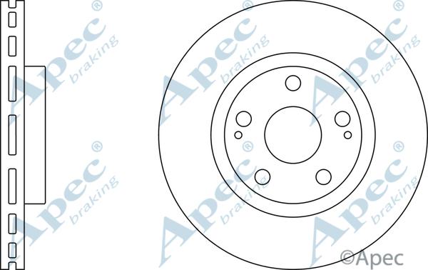 APEC DSK2513 - Disque de frein cwaw.fr