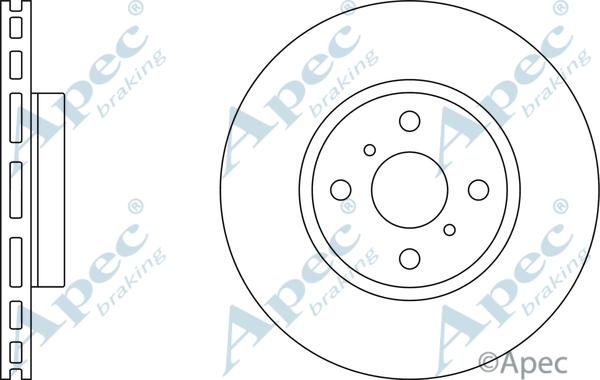 APEC DSK2517 - Disque de frein cwaw.fr