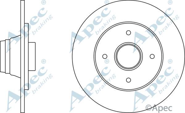 APEC DSK251 - Disque de frein cwaw.fr