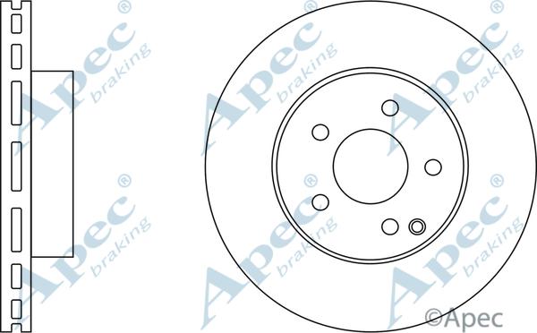 APEC DSK2589 - Disque de frein cwaw.fr