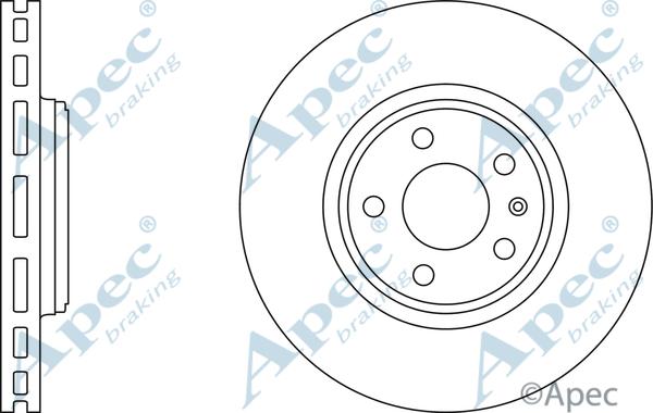 APEC DSK2539 - Disque de frein cwaw.fr