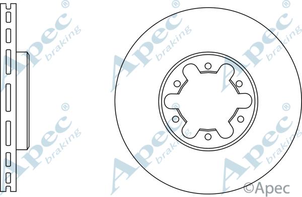 APEC DSK2531 - Disque de frein cwaw.fr