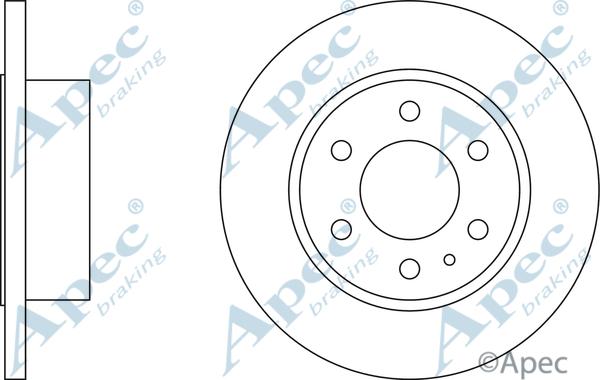 APEC DSK2533 - Disque de frein cwaw.fr