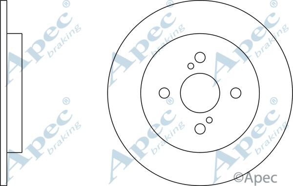 APEC DSK2525 - Disque de frein cwaw.fr