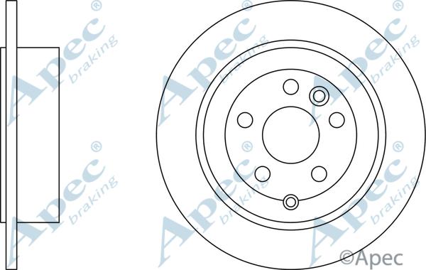 APEC DSK2520 - Disque de frein cwaw.fr