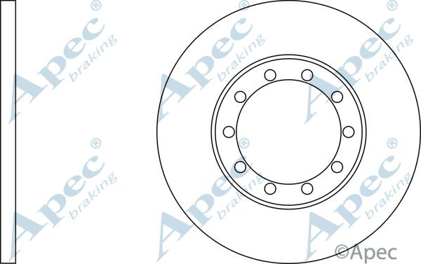 APEC DSK2527 - Disque de frein cwaw.fr