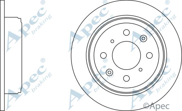 APEC DSK252 - Disque de frein cwaw.fr