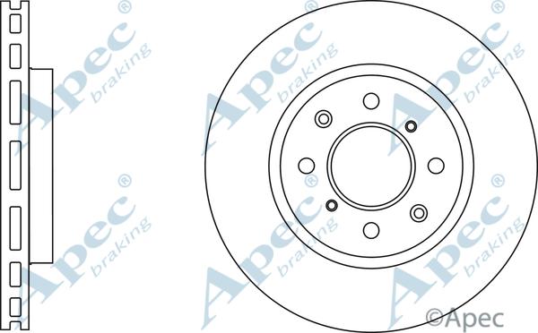 APEC DSK2570 - Disque de frein cwaw.fr