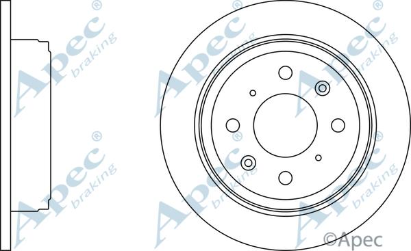 APEC DSK257 - Disque de frein cwaw.fr