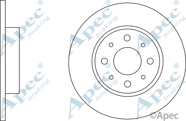 APEC DSK2695 - Disque de frein cwaw.fr