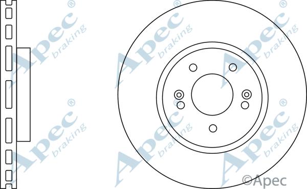 APEC DSK2693 - Disque de frein cwaw.fr