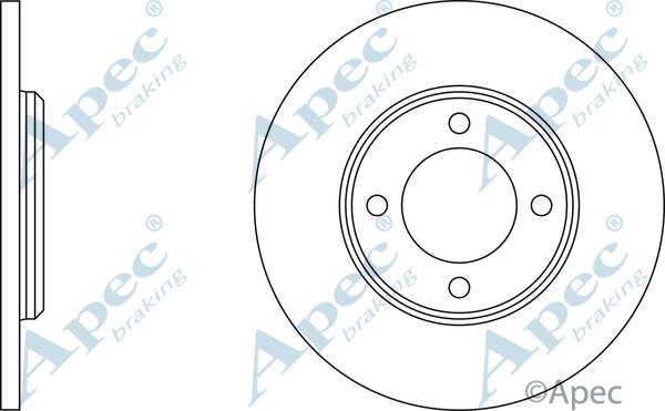 APEC DSK269 - Disque de frein cwaw.fr