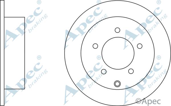 APEC DSK2640 - Disque de frein cwaw.fr