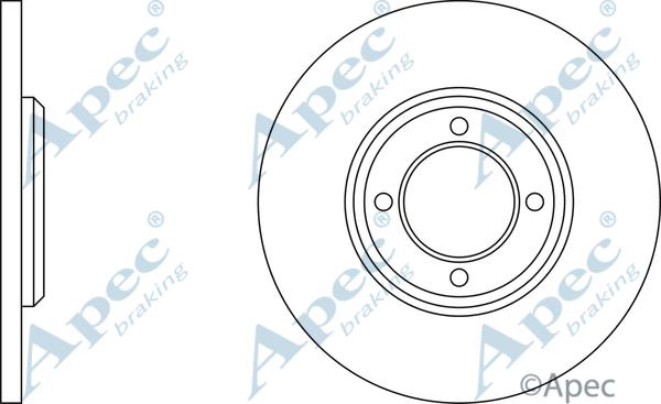 APEC DSK264 - Disque de frein cwaw.fr